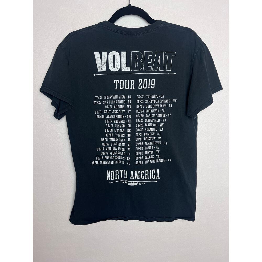 Volbeat Band Tee 2019 Tour Merch Concert Shirt Rock Music Shirt Size Medium - Picture 6 of 6